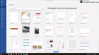 Een nieuw document openen by Andy Gevaert 18 views 6 years ago 44 seconds