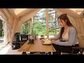 ⛺Relaxing Jeep Camping Setup | Aesthetic Inflatable Tent &amp; Gourmet Camp Meals P2