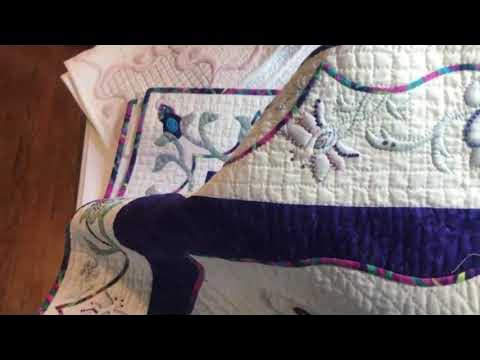 Trapunto Quilting on a Fabric Panel 