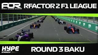 rFactor 2 - AOR Hype Energy Formula 1 2018 - Season 1 - Round 3 - Baku
