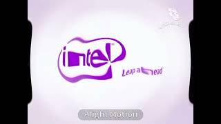 Intel logo opposite Center effects 