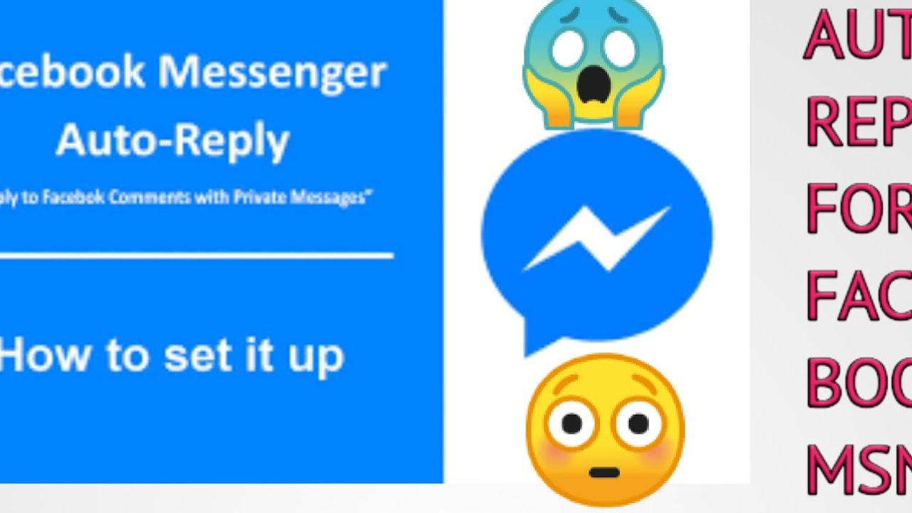 Facebook Massanger Par Auto Reply Kaise Set Kare How To Set Auto 
