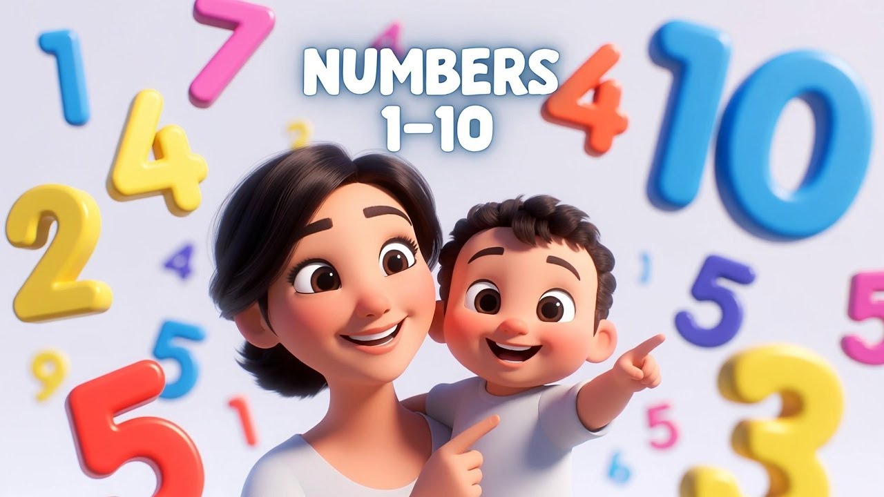 Number Sound Method Learn Numbers 1–10 with Mommy 👩👧 | Fun Number Sounds for Kids - YouTube