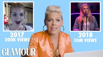 How Pink Made Me Famous Ft. Davina Michelle | Glamour