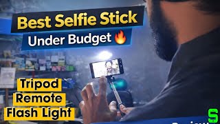 Kratos K2 Selfie Stick Review in Punjabi | Best Budget Selfie Stick with Tripod &amp; Remote 2026