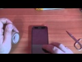 Как наклеить стекло на смартфон ? Jiayu G2F диагональ 4,3&quot;