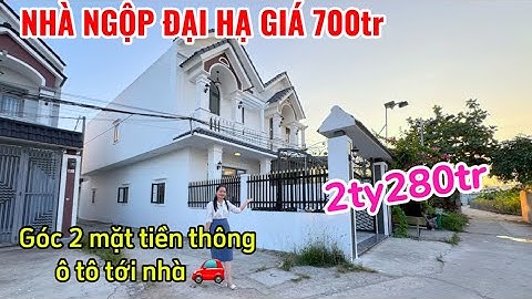 ✅NHÀ NGỘP ĐẠI HẠ GIÁ 700tr 🏠 Góc 2 mặt tiền thông 4,5m x27m | đường Đinh Đức Thiện, KCN Cầu Tràm