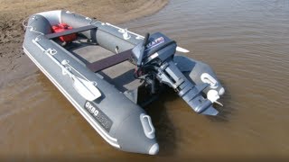 SEA PRO 9.8 обкатка мотора на лодке АКВА 3600 НДНД