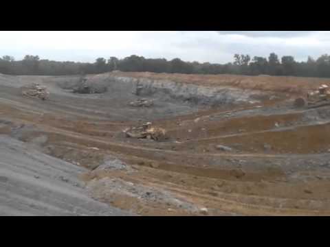Cat Mining Equipment Working in Hume Missouri