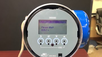 Krohne Optimass Coriolis Meter with MFC400 | Programming: Zero Calibration Automatic
