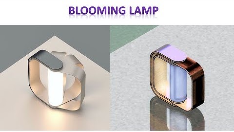 Autodesk Inventor - Table Lamp Design