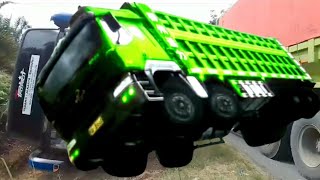 Truk Joget, truk oleng, dump truck dance funny - truck dance car, mixer truck,  xe tải nhảy - 07