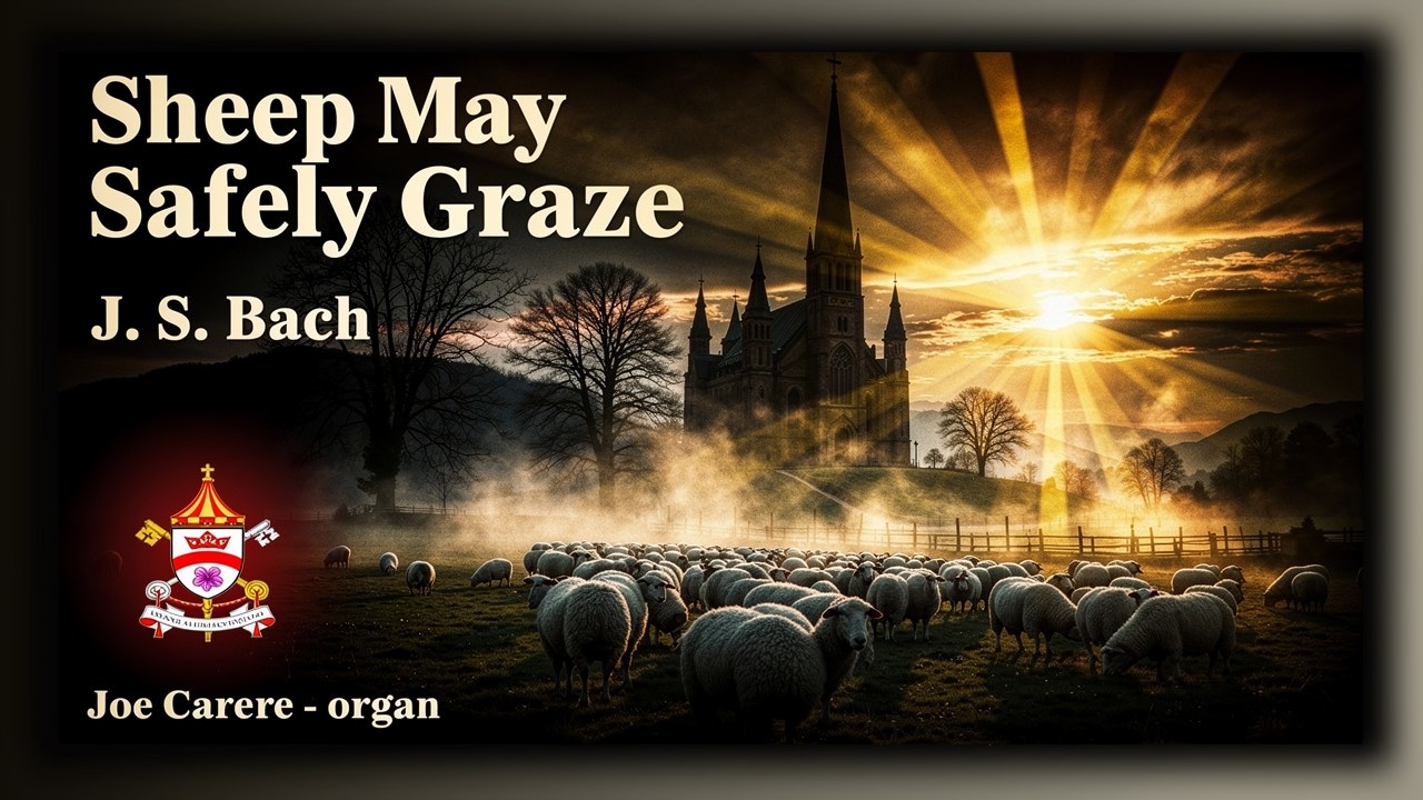 Sheep May Safely Graze (BWV 208) J.S. Bach - Joe Carere (organ) - YouTube