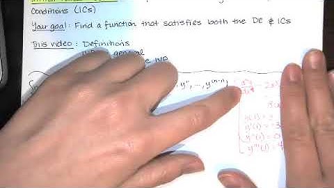 4. Introduction to Initial Value Problems and Solving Simple IVPs