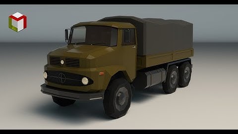 Military Truck 03 (turntable)