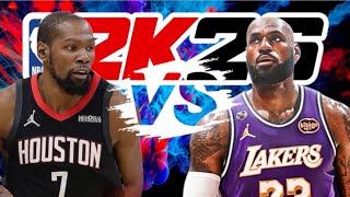 NBA LIVE🔴! Lakers VS Rockets April 28,2026 PS5 NBA2K26