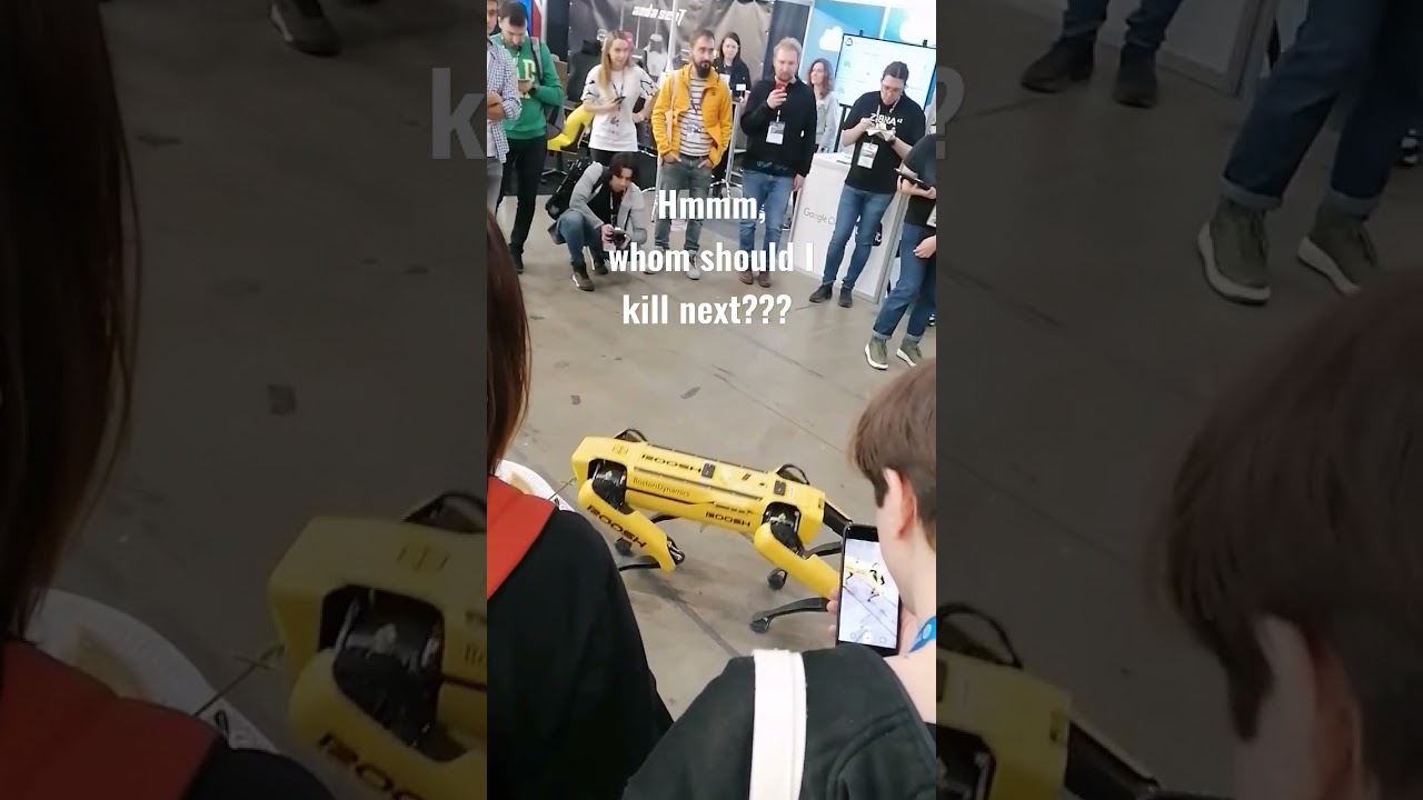 Boston Dynamics ATTACKS!!! Робот Бостон Динамикс АТАКУЕТ!!! - YouTube