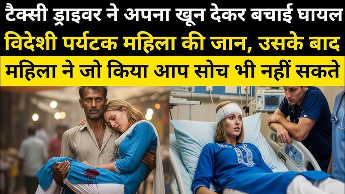 टैक्सी ड्राइवर को विदेशी पर्यटक महिला ने दिया ऐसा इनाम जो किसी ने सोचा नहीं  होगा। Hindi Story - YouTube