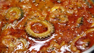 Bitter Gourd curry | Tasty Andhra style kakarakaya pulusu| Kakarakaya Curry|Karela Curry