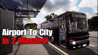 Airport To City In 2 Mins!|Bus Simulator Map Expansion screenshot 2