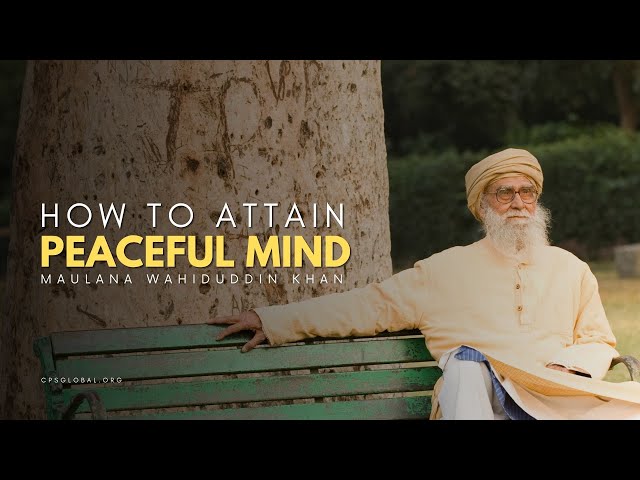 How to Attain Peaceful Mind | 15 April, 2007 - Maulana Wahiduddin Khan class=