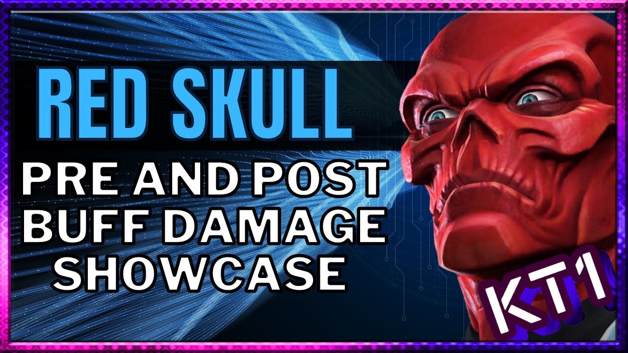 He Is Legit Now! Red Skull Pre And Post Buff Damage!