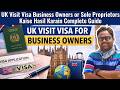 UK Visit Visa for Business 2026 | UK Business Visitor Visa Guide | Requirements l Refusal Reasons
