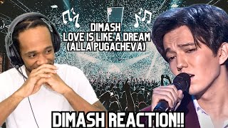 Dimash - Love is like a dream (Alla Pugacheva) | FIRST TIME HEARING (REACTION)