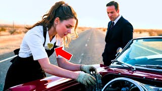 A HUMBLE WAITRESS HELPS A MILLIONAIRE FIX HIS CAR    UNTIL SHE SEES THE PENDANT AROUND HIS NE