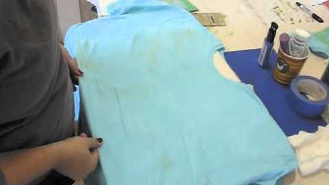 How to Screen Print T-Shirts Using Thermofax Screens Part 3 of 3