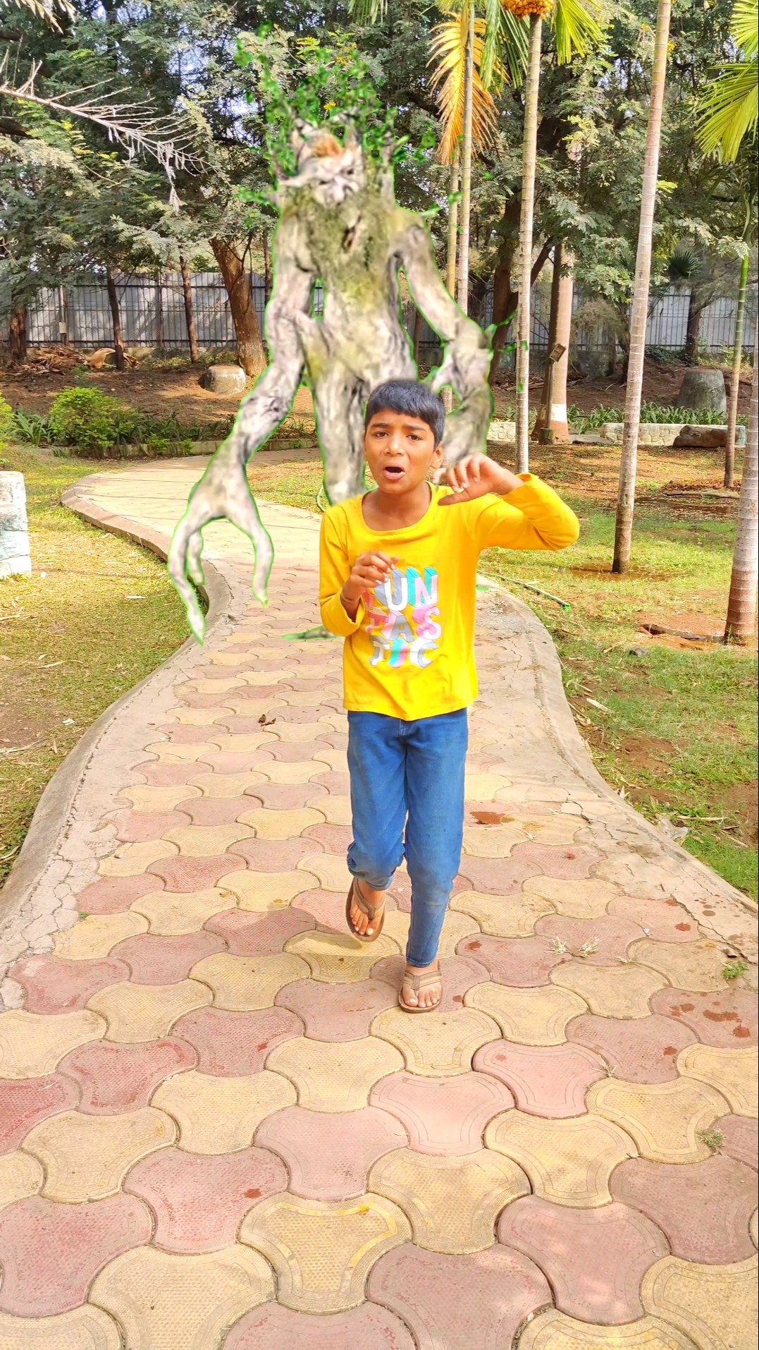 Garena Free Fire And Chotu Monster Tree ??? #shorts#freefireshorts