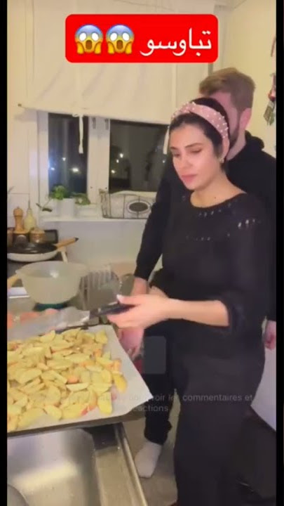 كارولين تقبل اسحاق لايف 😱🔞🔥