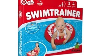 видео Надувной круг для плавания SWIMTRAINER. Научите малыша плавать правильно и безопасно!