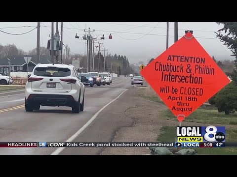 New roundabout in Chubbuck