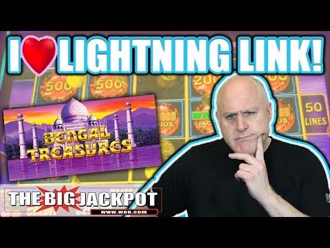 $1,000 ⚡Go BIG or Go BUST⚡ Lightning Link Bengal Treasures | The Big Jackpot