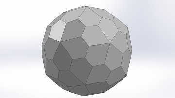 How to make Pentagonal Hexecontahedron by SolidWorks / Snub dodecahedron / 3D CAD / 五角六十面体 / 変形十二面体