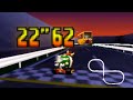 Mario Kart 64 - Toad&#39;s Turnpike SC 3lap 22.62 (NTSC)