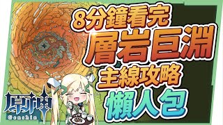【原神研究室】2.6層岩巨淵主線攻略懶人包▸8分鐘看完3~4小時的超濃縮解謎流程! 地圖全開必看,超心機的華麗寶箱你拿了嗎? ▹璐洛洛◃