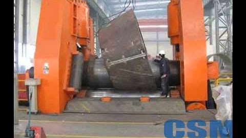 Three Roller Cone Plate Rolling Machine