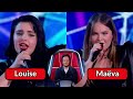Louise vs Maëva - Ma philosophie (Amel Bent) | The Voice France 2024 | Battle Rounds