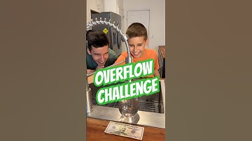Overflow challenge 💦  #dadson #funnyfamilygames #familyfun #watergames #waterchallange #fastgames