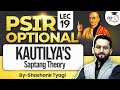 Kautilya's Saptang Theory | PSIR Optional | Shashank Tyagi | StudyIQ IAS
