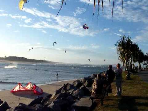 Noosa River Kite Surfing