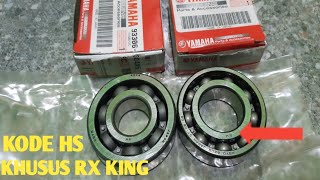 Bearing kruk as khusus rx king..sama kan kode nya