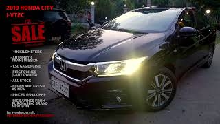 2019 BLACK HONDA CITY I-VTEC for SALE in DUMAGUETE #usedcars #carsforsale #dumaguete