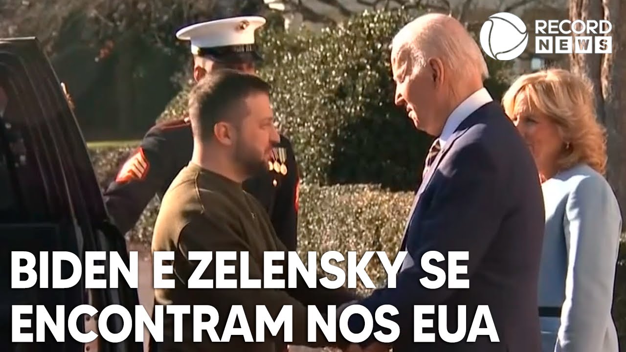 Biden se encontra com Zelensky nos Estados Unidos