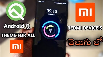 Android Q Theme For MIUI 10 | Most Awaited Features Unlocked | For All Redmi And Xiaomi Phones