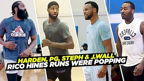 Steph Curry, James Harden, Paul George, John Wall & Trae Young GO OFF at Rico Hines Runs!