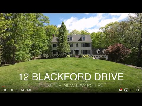 12 Blackford Drive, Exeter, NH home video tour