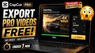 Export CapCut Pro Videos for FREE! 🚀 No Crack Needed